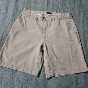 Polo Ralph Lauren Shorts Mens 34 Chino Golf Beige Cotton 9" Preppy Casual City *